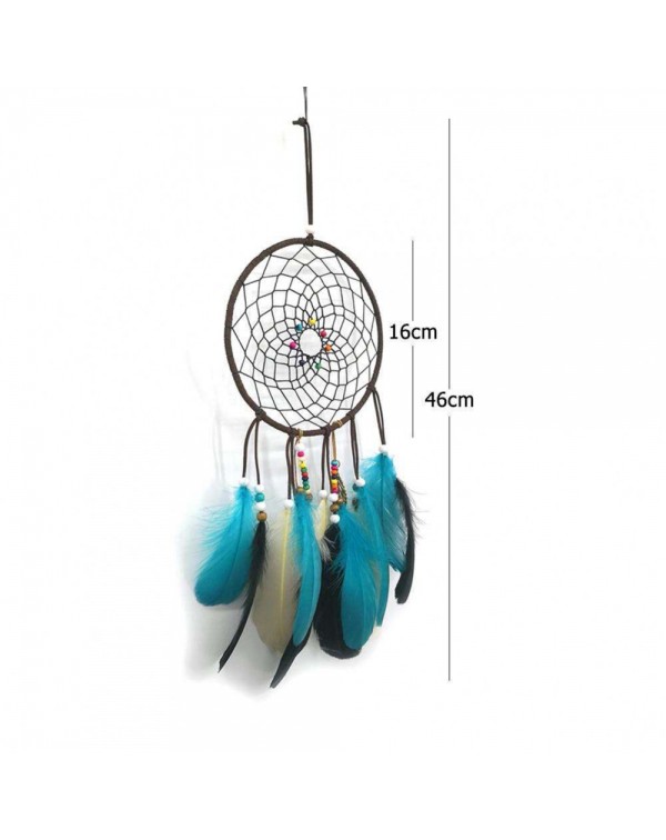 Feathers Beads Dream Catcher Net Handmade Dreamcatcher Home Decor (No LED)