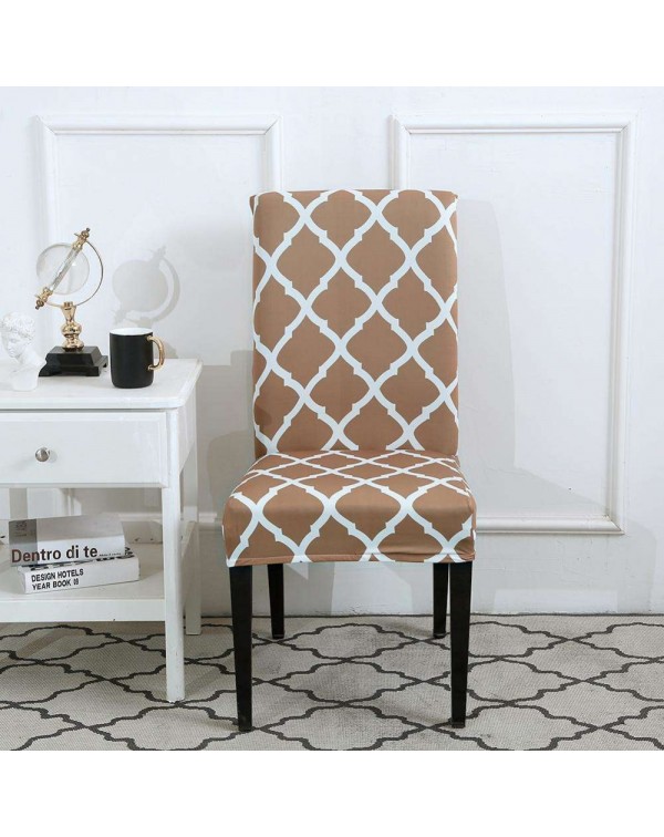 Fashion Stretch Restaurant Chair Cover Anti-dirty Seat Covers