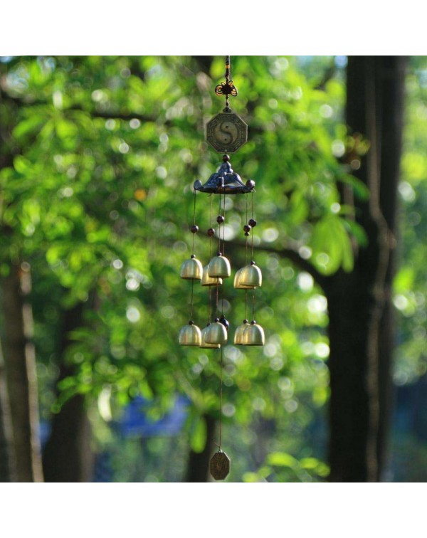 Wind Chime Chapel Bells Garden Door Windows Wall Hanging Home Decor