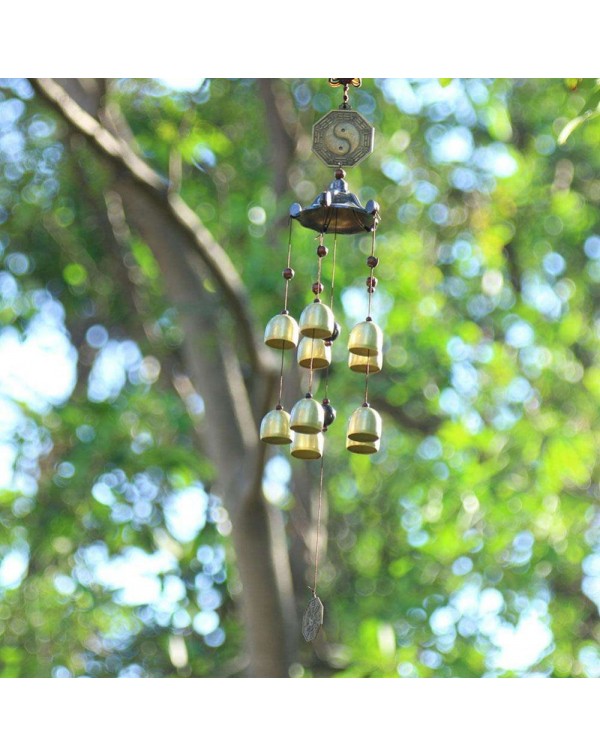 Wind Chime Chapel Bells Garden Door Windows Wall Hanging Home Decor