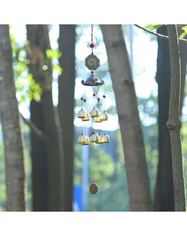 Wind Chime Chapel Bells Garden Door Windows Wall Hanging Home Decor