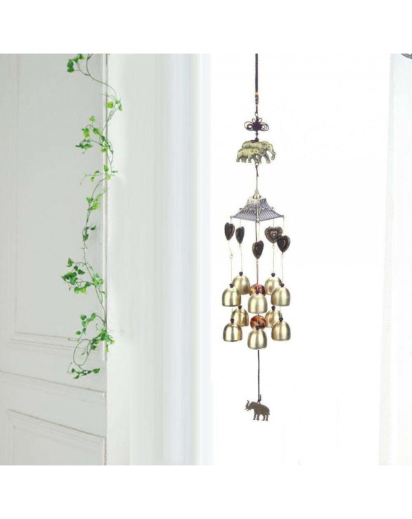 Metal Wind Chime Chapel Bells Garden Door Wall Hang Decor Gift (01)